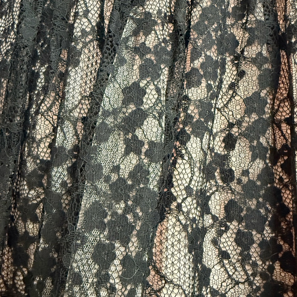 Popatu Black and Pink Lace Formal Dress - Picture 3 of 7